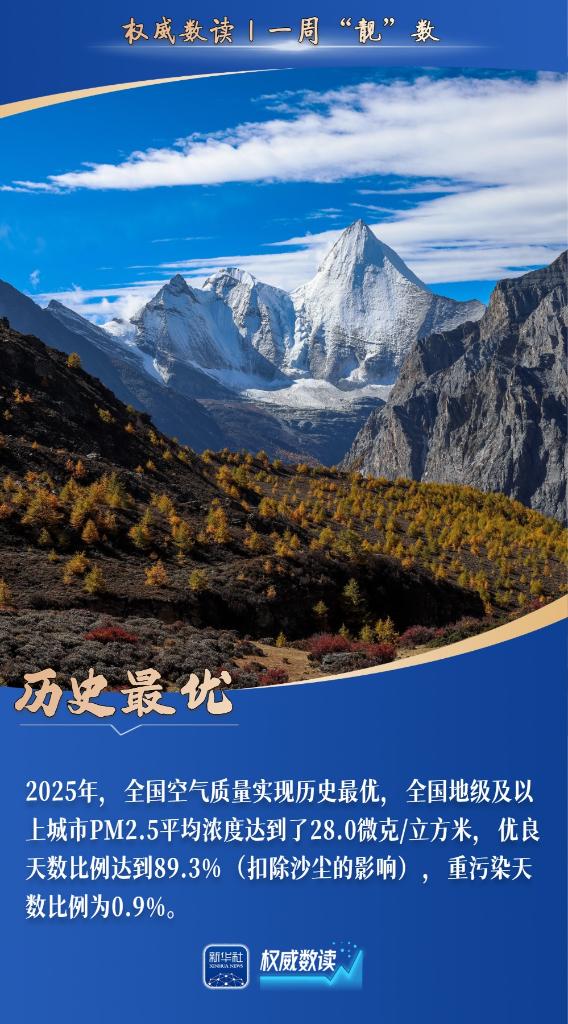 权威数读丨一周“靓”数