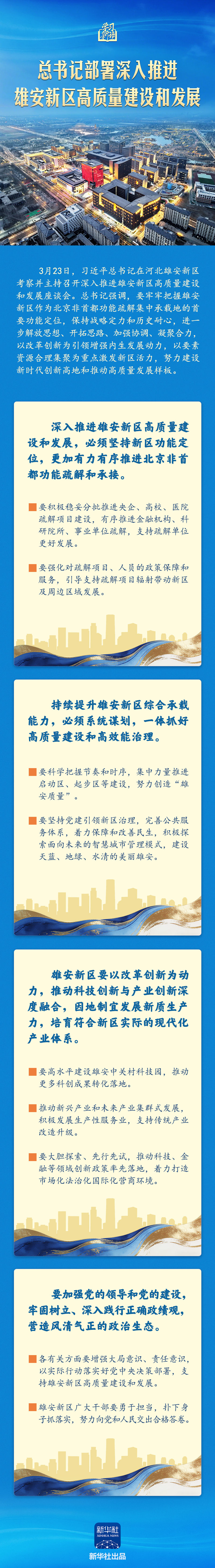 学习新语｜总书记部署深入推进雄安新区高质量建设和发展