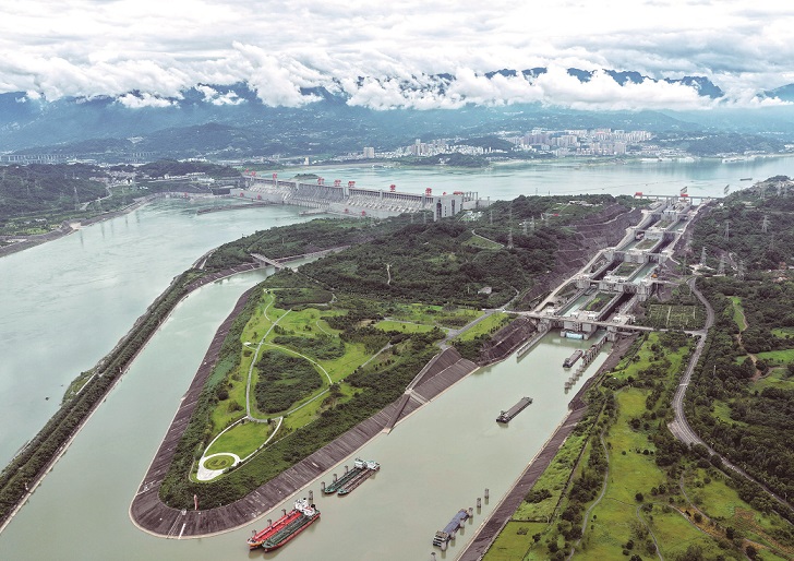 三峡枢纽2026年通过量已达1亿吨