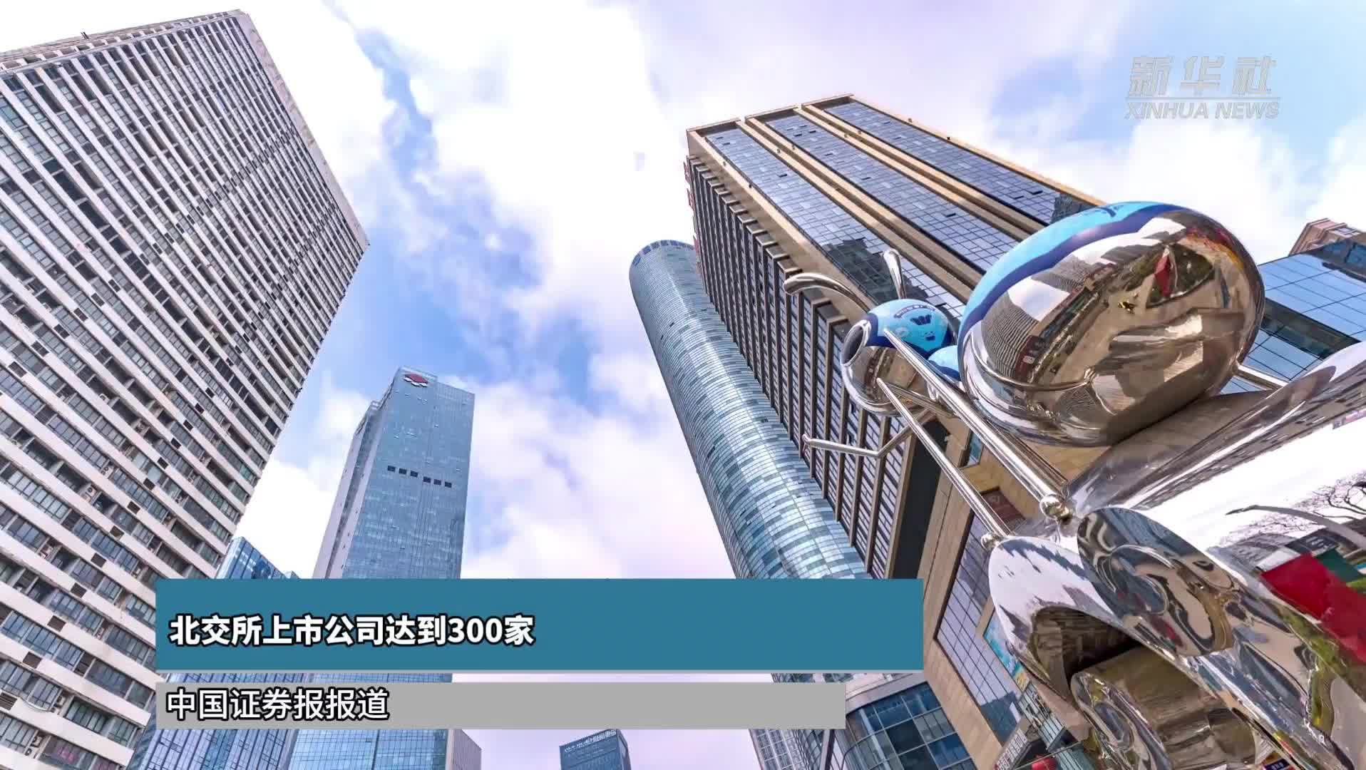 北交所上市公司达到300家