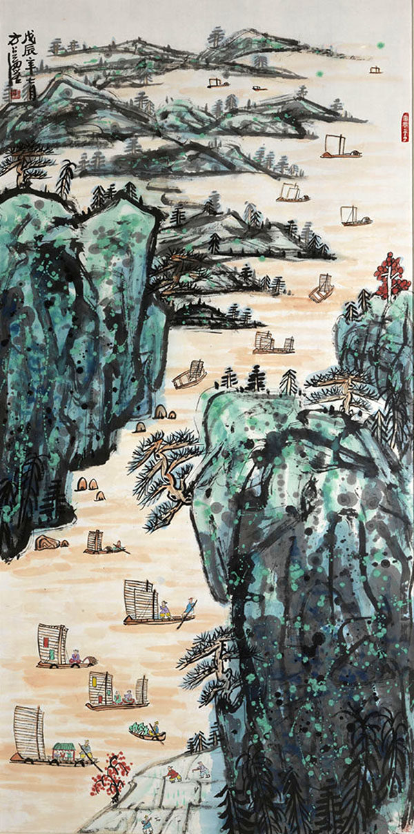 用传奇绽放生命之花——方召麐的书画世界