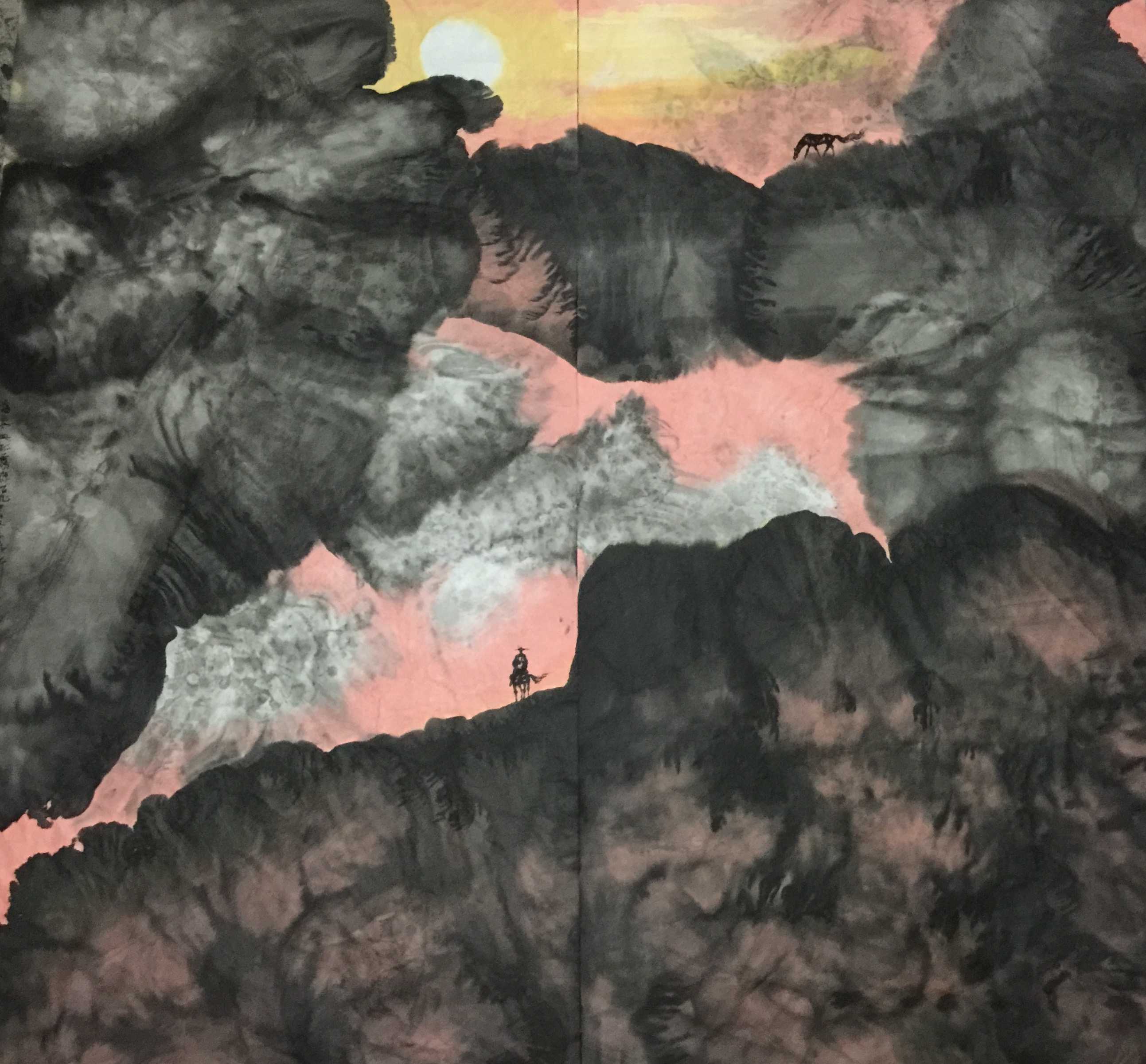 金威昕,韩进川当代水墨画联展