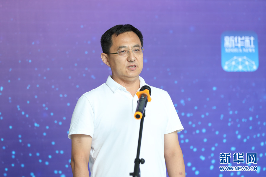 新河县委副书记,县长李宏欣致辞.牛思佳摄